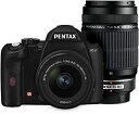 【中古】 PENTAX デジタル一眼レフカメラ K-r Wズームキット ブラック K-rWZK BK(2)