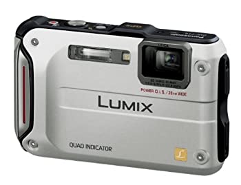 【中古】 パナソニック デジタルカメラ ルミックス FT4 防水 プレシャスシルバー DMC-FT4-S