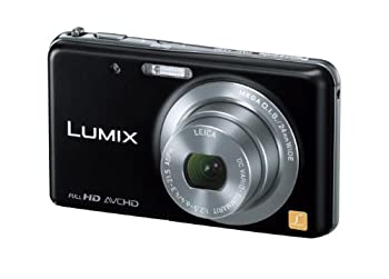 【中古】 パナソニック デジタルカメラ ルミックス FX80 光学5倍 アーバンブラック DMC-FX80-K