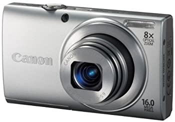 【中古】(未使用品) Canon キャノン デジタルカメラ PowerShot A4000IS シルバー 1600万画素 光学8倍ズーム PSA4000IS (SL)