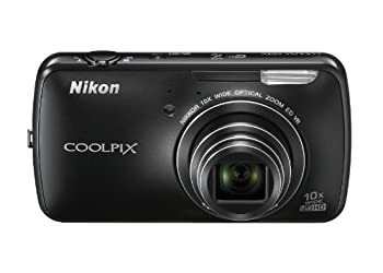 【中古】(未使用品) Nikon ニコン デジタルカメラ COOLPIX S800c Android 光学10倍ズーム ブラック S800CBK