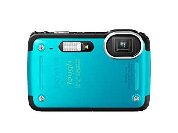 【中古】 OLYMPUS オリンパス デジタルカメラ STYLUS TG-625 ブルー 1200万画素 裏面照射型CMOS 防水5m 耐落下衝撃1.5m 耐低温-10℃のタフ性能