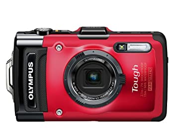 【中古】 OLYMPUS オリンパス デジタルカメラ STYLUS TG-2 1200万画素CMOS 15m防水 100kgf耐荷重 レッド TG-2 RED