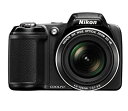 yÁz Nikon jR CLPIX L320 CAMERA BLK 16.1MP 26XZM