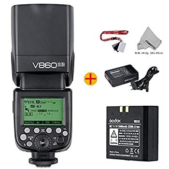 【中古】 GODOX VING カメラフラッシュV860IIS (TTLPioneering Li-ion Camera Flash) SONY DSLR カメラに適用