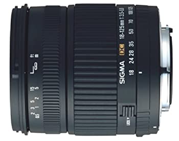 【中古】 シグマ 18-125mm F3.5-5.6 DC デジタル専用 キヤノン用