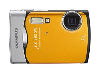 【中古】 OLYMPUS オリンパス 防水デジタルカメラ μ790SW (ミュー) サンオレンジ μ790SWORG