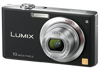 【中古】 パナソニック デジタルカメラ LUMIX (ルミックス) FX35 エクストラブラック DMC-FX35-K