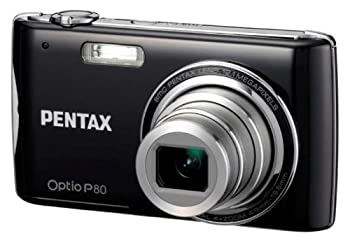 【中古】 PENTAX デジタルカメラ Optio P80 1200万画素 光学4倍ズーム OPTIOP80B