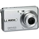 【中古】 PENTAX デジタルカメラ Optio E85 シルバー 1210万画素 光学3倍 16連写 充電器不要の本体充電 OPTIOE85SL