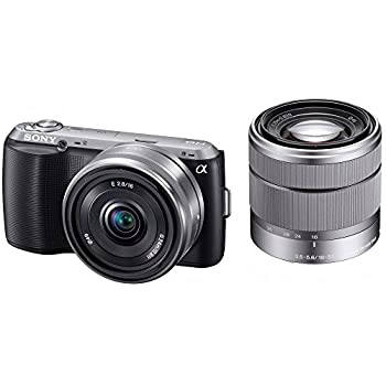 【中古】(未使用品) ソニー SONY ミラーレス一眼 α NEX-C3 ダブルレンズキット E 16mm F2.8+E 18-55mm F3.5-5.6 OSS付属 ブラック NEX-C3D B