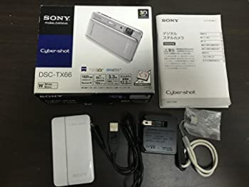 【中古】 ソニー SONY Cyber-shot TX66 (1820万 光学x5) ホワイト