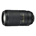 【中古】 Nikon ニコン AF-P NIKKOR 70-300mm f 4.5-5.6E ED VR 固定ズームデジタル一眼レフカメラレンズ ブラック