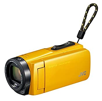 【中古】 JVC KENWOOD ビデオカメラ Everio 耐衝撃 耐低温 32GB イエロー GZ-F270-Y
