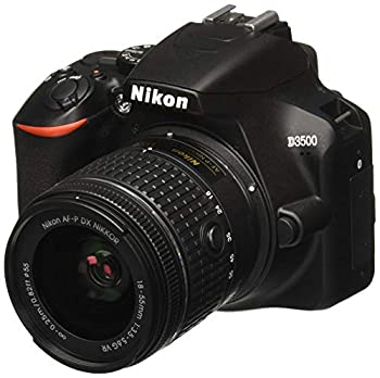 【中古】 Nikon ニコン D3500 Digital SLR Camera [with AF-P 18-55 VR Lens] 24.2 Megapixels - InterNational Version - No Warranty (Black)