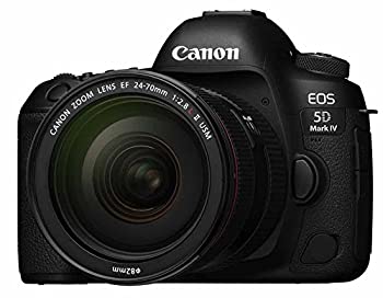 【中古】(未使用品) Canon キャノン デジタル一眼レフカメラ EOS 5D MarkIV レンズキット EF24-70 F2.8L II USM 付属 EOS5DM4-2470LIILK