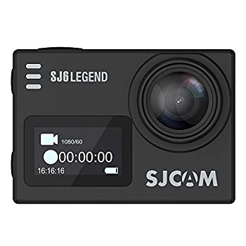 【中古】(未使用品) SJCAM SJ6 LEGEND スポーツカメラ オリジナル 二重スクリーン フルHD 16MP 防水 Wi-Fi 166度HD広角 ジャイロ手ぶれ補