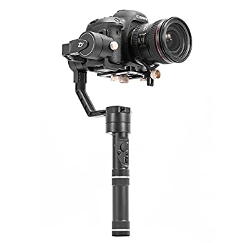 【中古】 ZHIYUN Crane Plus カメラ スタビライザー ジンバル 3軸 電動 手ブレ ミニ三脚 1 4ネジ穴付き ブラック