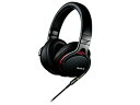 【中古】 ソニー SONY ヘッドホン MDR-1A ハイレゾ対応 密閉型 折りたたみ式 ケーブル着脱式 バランス接続対応 リモコン・マイク付き ブラック MDR-1A B