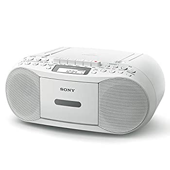 【中古】 ソニー CDラジカセ レコーダー CFD-S70 FM AM ワイドFM対応 録音可能 ホワイト CFD-S70 W