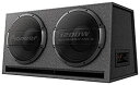 【中古】 パイオニア 30cm×2 パワードサブウーファー TS-WX1220AH