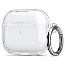 【中古】 Spigen AirPods3 ケース Airpods3世代 ケース 透明 クリア ワイヤレス充電 対応 リング カラビナ付き スリム 軽量 耐衝撃 ...