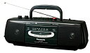 【中古】 Panasonic パナソニック ラジオカセット ブラック RX-FS22A-K(2)