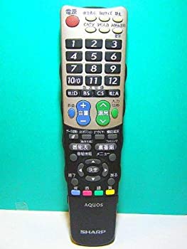 【中古】 シャープ(SHARP) シャープ 液晶テレビ(AQUOS)純正リモコン GA826WJSA(0106380309)