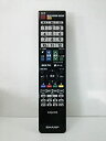 【中古】 シャープ(SHARP)液晶テレビ 純正リモコン GB102WJSA(0106380436)(2)