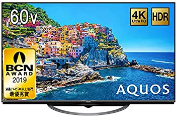 【中古】 シャープ ?液晶 テレビ 4K Android TV 回転式スタンド 2018年モデル AQUOS 60V型 4T-C60AJ1