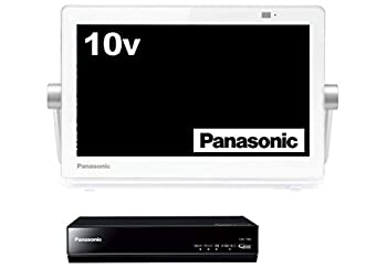 【中古】 パナソニック 10V型 液晶 テレビ プライベート ビエラ UN-10T8-W 2018年モデル