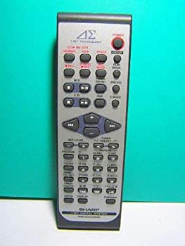 For Audios - 【中古】 シャープ オーディオリモコン RRMCG0343AWSA