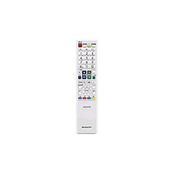 【中古】 シャープ 液晶テレビ用リモコン RRMCGB069WJSB(0106380416)(ホワイト) 【中古】 シャープ 液晶テレビ用リモコン RRMCGB069WJSB(0106380416)(ホワイト)