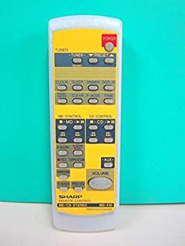 【中古】 シャープ オーディオリモコン MD-X10 RRMCG0210AWSA 【中古】 シャープ オーディオリモコン MD-X10 RRMCG0210AWSA