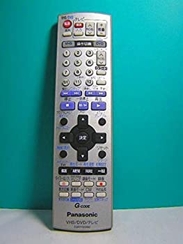 【中古】 パナソニック VHS DVDリモコン EUR7720X80