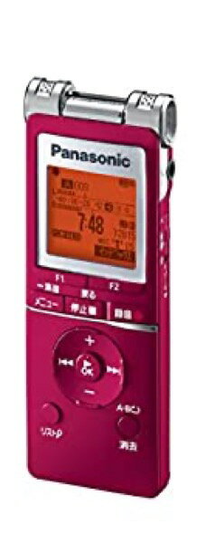 【中古】 Panasonic パナソニック ICレコーダー 4GB レッド RR-XS455-R