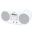 【中古】 ソニー CDラジオ ZS-S40 : FM/AM/ワイドFM対応 ホワイト ZS-S40 W