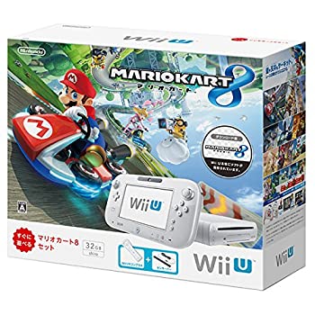 [중고] Wii U 마리오 카트 8 세트 시로