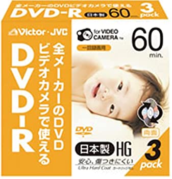 【メーカー名】ビクター【メーカー型番】VD-R60J3【ブランド名】ビクター VICTOR 掲載画像は全てイメージです。実際の商品とは色味等異なる場合がございますのでご了承ください。【 ご注文からお届けまで 】・ご注文　：ご注文は24時間受け付けております。・注文確認：当店より注文確認メールを送信いたします。・入金確認：ご決済の承認が完了した翌日よりお届けまで2〜7営業日前後となります。　※海外在庫品の場合は2〜4週間程度かかる場合がございます。　※納期に変更が生じた際は別途メールにてご確認メールをお送りさせて頂きます。　※お急ぎの場合は事前にお問い合わせください。・商品発送：出荷後に配送業者と追跡番号等をメールにてご案内致します。　※離島、北海道、九州、沖縄は遅れる場合がございます。予めご了承下さい。　※ご注文後、当店よりご注文内容についてご確認のメールをする場合がございます。期日までにご返信が無い場合キャンセルとさせて頂く場合がございますので予めご了承下さい。【 在庫切れについて 】他モールとの併売品の為、在庫反映が遅れてしまう場合がございます。完売の際はメールにてご連絡させて頂きますのでご了承ください。【 初期不良のご対応について 】・商品が到着致しましたらなるべくお早めに商品のご確認をお願いいたします。・当店では初期不良があった場合に限り、商品到着から7日間はご返品及びご交換を承ります。初期不良の場合はご購入履歴の「ショップへ問い合わせ」より不具合の内容をご連絡ください。・代替品がある場合はご交換にて対応させていただきますが、代替品のご用意ができない場合はご返品及びご注文キャンセル（ご返金）とさせて頂きますので予めご了承ください。【 中古品ついて 】中古品のため画像の通りではございません。また、中古という特性上、使用や動作に影響の無い程度の使用感、経年劣化、キズや汚れ等がある場合がございますのでご了承の上お買い求めくださいませ。◆ 付属品について商品タイトルに記載がない場合がありますので、ご不明な場合はメッセージにてお問い合わせください。商品名に『付属』『特典』『○○付き』等の記載があっても特典など付属品が無い場合もございます。ダウンロードコードは付属していても使用及び保証はできません。中古品につきましては基本的に動作に必要な付属品はございますが、説明書・外箱・ドライバーインストール用のCD-ROM等は付属しておりません。◆ ゲームソフトのご注意点・商品名に「輸入版 / 海外版 / IMPORT」と記載されている海外版ゲームソフトの一部は日本版のゲーム機では動作しません。お持ちのゲーム機のバージョンなど対応可否をお調べの上、動作の有無をご確認ください。尚、輸入版ゲームについてはメーカーサポートの対象外となります。◆ DVD・Blu-rayのご注意点・商品名に「輸入版 / 海外版 / IMPORT」と記載されている海外版DVD・Blu-rayにつきましては映像方式の違いの為、一般的な国内向けプレイヤーにて再生できません。ご覧になる際はディスクの「リージョンコード」と「映像方式(DVDのみ)」に再生機器側が対応している必要があります。パソコンでは映像方式は関係ないため、リージョンコードさえ合致していれば映像方式を気にすることなく視聴可能です。・商品名に「レンタル落ち 」と記載されている商品につきましてはディスクやジャケットに管理シール（値札・セキュリティータグ・バーコード等含みます）が貼付されています。ディスクの再生に支障の無い程度の傷やジャケットに傷み（色褪せ・破れ・汚れ・濡れ痕等）が見られる場合があります。予めご了承ください。◆ トレーディングカードのご注意点トレーディングカードはプレイ用です。中古買取り品の為、細かなキズ・白欠け・多少の使用感がございますのでご了承下さいませ。再録などで型番が違う場合がございます。違った場合でも事前連絡等は致しておりませんので、型番を気にされる方はご遠慮ください。