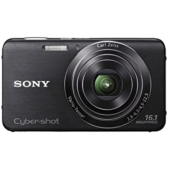 【中古】 ソニー SONY Cyber-shot W630 (1610万CCD/光学x5) ブラック DSC-W630/B