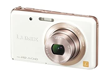 【中古】(未使用品) パナソニック デジタルカメラ ルミックス FX80 光学5倍 キャンドルホワイト DMC-FX80-W