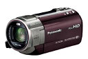 【中古】 パナソニック デジタルハイビジョンビデオカメラ V620 内蔵メモリー32GB ブラウン HC-V620M-T(2)