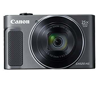 【中古】 Canon キャノン コンパクトデジタルカメラ PowerShot SX620 HS ブラック 光学25倍ズーム/Wi-Fi対応 PSSX620HSBK