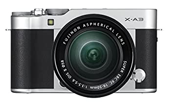 【中古】 FUJIFILM 富士フイルム ミラーレス一眼 X-A3 レンズキット シルバー X-A3LK-XC-S