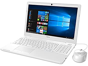 【中古】(未使用品) 富士通 15.6型ノートパソコン FMV LIFEBOOK AH42 A3 プレミアムホワイト FMVA42A3W