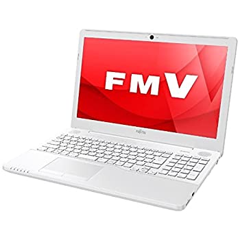 【中古】(未使用品) 富士通 15.6型ノートパソコン FMV LIFEBOOK AH50 A3 プレミアムホワイト FMVA50A3WP