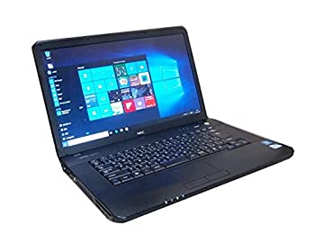 【中古】 ノートパソコン WINDOWS10クリーンインストール NEC 無線 DVD書込み