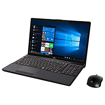 【中古】 富士通 15.6型ノートパソコン FMV LIFEBOOK AH77 D1 ブライトブラック Core i7 メモリ 8GB SSD 128GB ＋ HDD 1TB FMVA77D1B