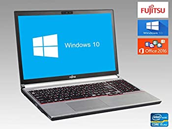 【中古】 【Win 10】 FUJITSU LIFEBOOK E753G 第3世代Core i5 vPro 2.7GHz メモリー 8GB SSD 480GB DVDマルチ