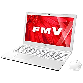 【中古】 富士通 15.6型ノートパソコンLIFEBOOK AH53 X プレミアムホワイト FMVA53XW